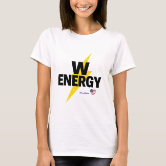 Kraftfull Energi Blixt Motiverande Design T Shirt