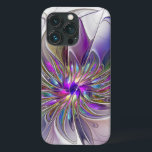 Kraftfull, färglös Abstrakt Fractal Art Flower<br><div class="desc">En kraftfull fantasi med flera färger,  en unik blommigt Fractal Art. Design för iPhone 13 Pro fodral med mera.</div>