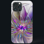 Kraftfull, färglös Abstrakt Fractal Art Flower<br><div class="desc">En kraftfull fantasi med flera färger,  en unik blommigt Fractal Art. Design för iPhone 13 Pro Max fodral med mera.</div>
