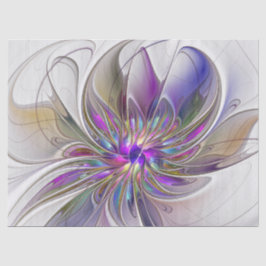 Kraftfull, färglös Abstrakt Fractal Art Flower