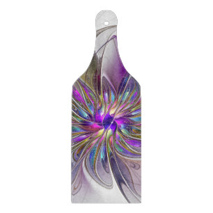 Kraftfull, färglös Abstrakt Fractal Art Flower