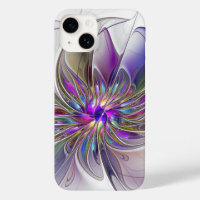 Kraftfull, färglös Abstrakt Fractal Art Flower