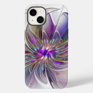 Kraftfull, färglös Abstrakt Fractal Art Flower