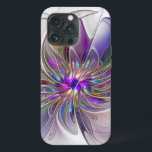 Kraftfull, färglös Abstrakt Fractal Art Flower<br><div class="desc">En kraftfull fantasi med flera färger,  en unik blommigt Fractal Art. Design för iPhone 13 Pro fodral med mera.</div>