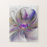 Kraftfull, färglös Abstrakt Fractal Art Flower Pussel<br><div class="desc">En kraftfull fantasi med flera färger,  en unik och psykedelisk blommigt,  fractal konst med fet nyans och smart pastel färg. Utforma ett dekorativt,  ovanligt pussel med mera.</div>