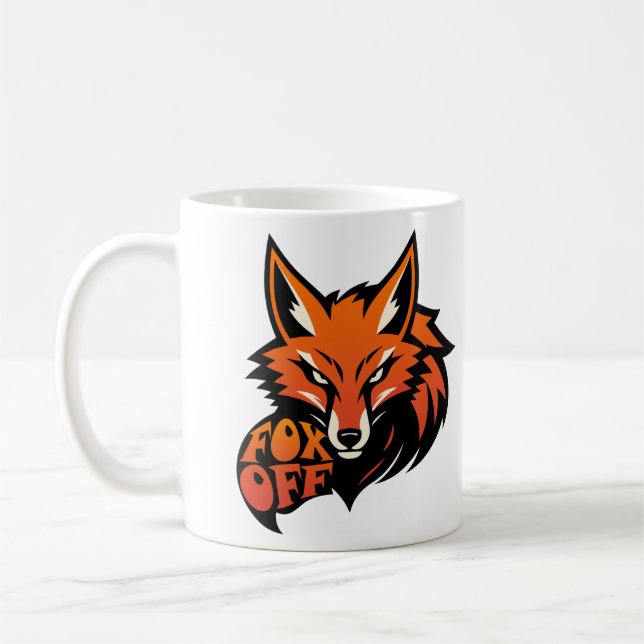Kraftfull foxenergi kaffemugg (Vänster)
