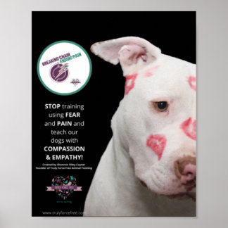 Kraftfull fri djurfällaBryt kedjan Poster