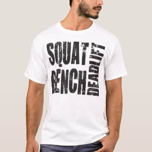 Kraftfull - Fyrkant, Bench, Deadlift Tee