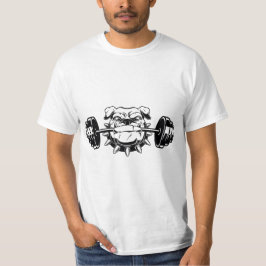 Kraftfull hund med kraftiga tassar t shirt