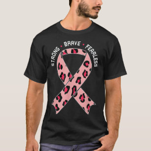 Kraftfull Modig fruktlös, kamp mot bröstcancer T Shirt