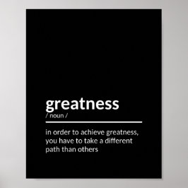 Kraftfull offert till Inspire Greatness Poster