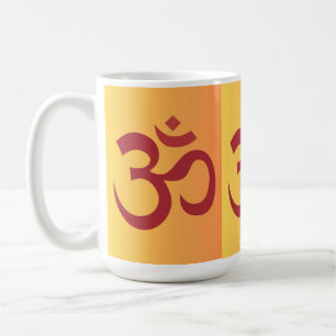 Kraftfull Om-symbol - Vibrationer för universum Kaffemugg