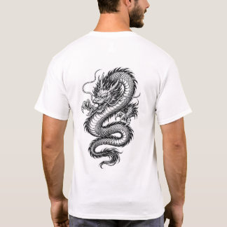 Kraftfull Östlig Drakillustration Tröja