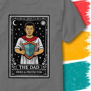 Kraftfull Pappa Fader Beskyddare Stjärnig Tarot Ko T Shirt