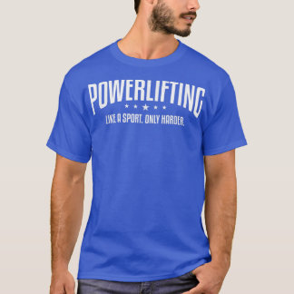 Kraftfull som en sport - endast ett enklare och me t shirt