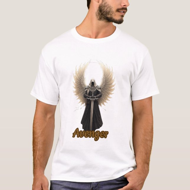 Kraftfull Styrka T-Shirt – Modig Motiverande Desi (Framsida)