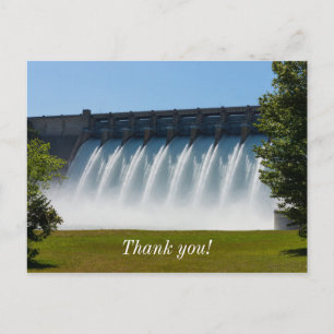Kraftfull Table Rock Dam Vykort