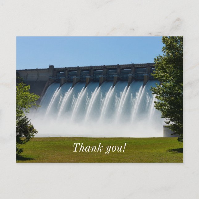 Kraftfull Table Rock Dam Vykort (Framsida)