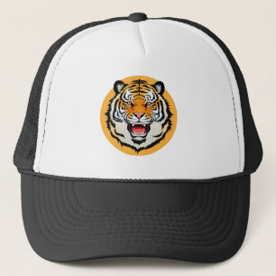 Kraftfull Tiger Illustration Keps