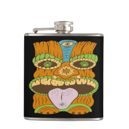 Kraftfull Tiki-statue i Psychedelic Mood, Lusnyj Fickplunta