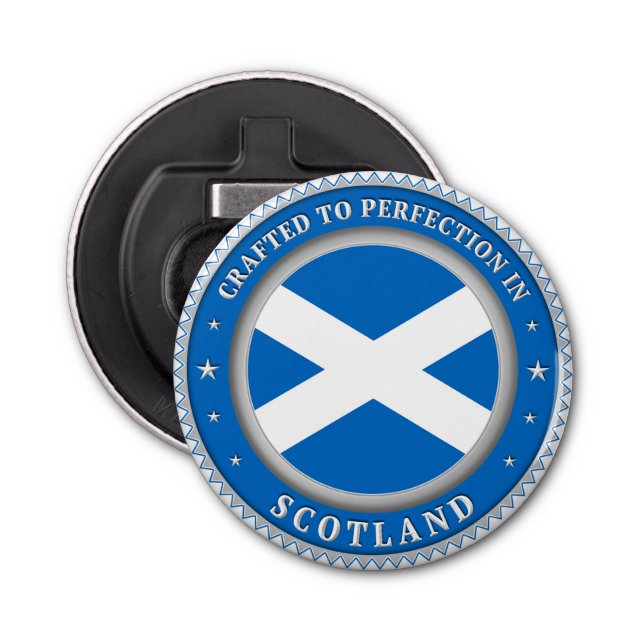 Kraftfull till perfekt i Skottland Flasköppnare (Framsidan)