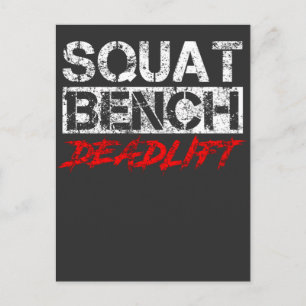 Kraftfull tornavbrottsport för Bench-deadlift-port Vykort