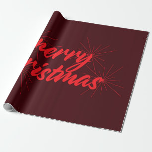 Kraftfull utformning av trendiget"God jul" Presentpapper