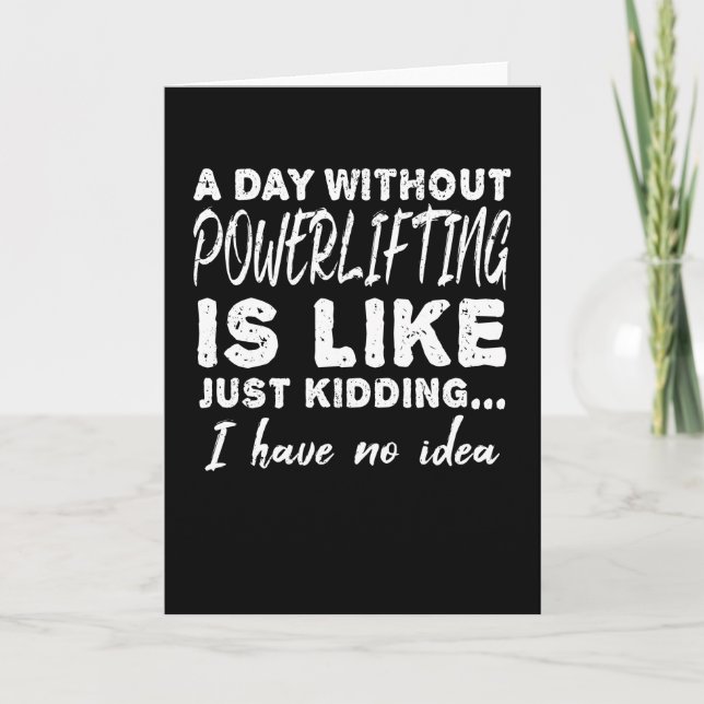 Kraftfull utläggsgåva från Bodybuilding Kort (Framsida)