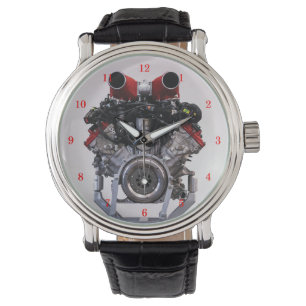 Kraftfull V8-motor Armbandsur