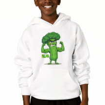 Kraftfull Veggies Klubb-Flexing Broccoli Funny Tec