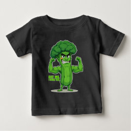 Kraftfull Veggies Klubb-Flexing Broccoli Funny Tec T Shirt