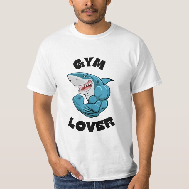Kraftfulla finanser: "Gym Älskare" Tee (Framsida)