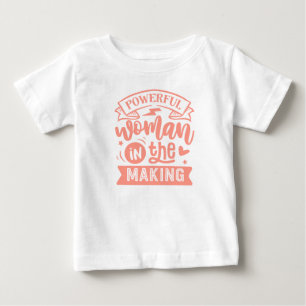Kraftfulla kvinnor i Skapar: Cute Peach Girls T Shirt