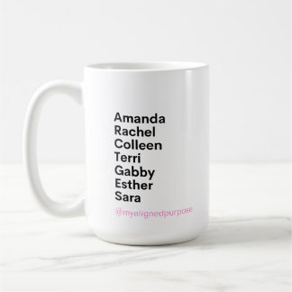 Kraftfulla kvinnor med hög sikt Mugg