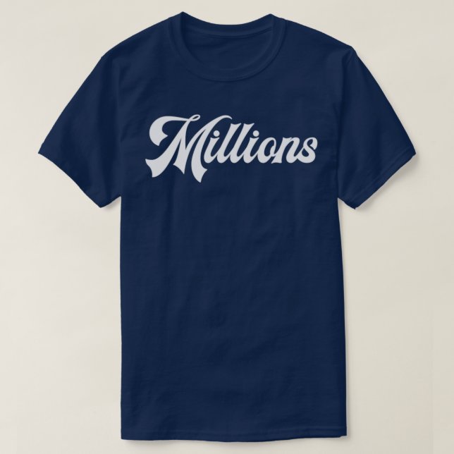 Kraftfulla miljontals Ord Påstående T Shirt (Design framsida)