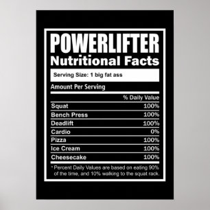 Kraftfullare näteffekter, kraftfull PowerLyft Poster
