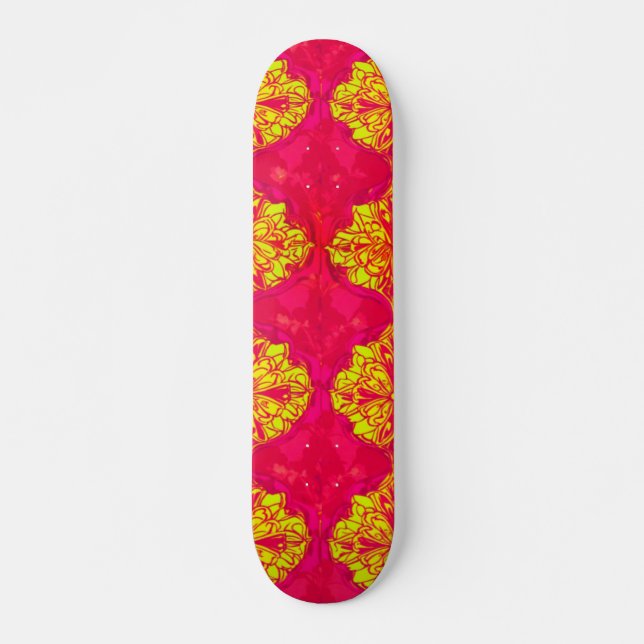 Kraftfullt 3D Digital Artwork Skateboard-däck Mini Skateboard Bräda 18,5 Cm (Framsida)