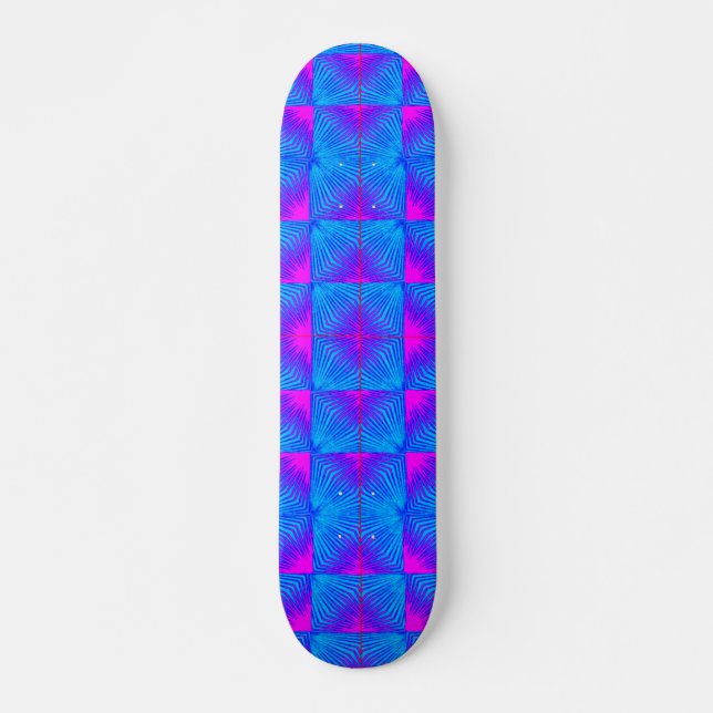 Kraftfullt 3D Digital Artwork Skateboard-däck Mini Skateboard Bräda 18,5 Cm (Framsida)