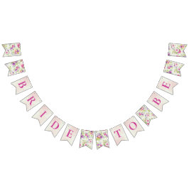 Kraftfullt Rosa och Elfenbensdröm Bröllopsdusch Vimplar