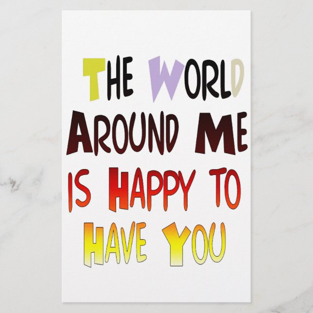 Kraftfullt välkomstmeddelande: Motiverad offert Brevpapper (Framsida)