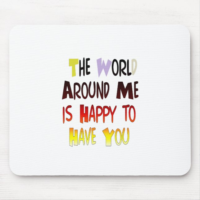 Kraftfullt välkomstmeddelande: Motiverad offert Musmatta (Framsidan)