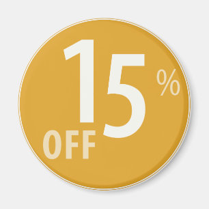 Kraftig 15% AV SALE undertecknar - magneter