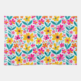 Kraftig blomning  kökshandduk