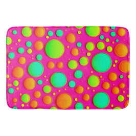 Kraftig bubbelpub i Färg Design Badrumsmatta