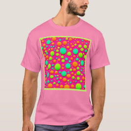 Kraftig bubbelpub i Färg Design T Shirt