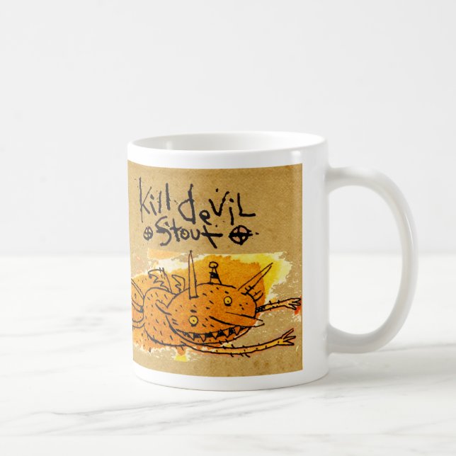Kraftig dödadjävulen kaffemugg (Höger)