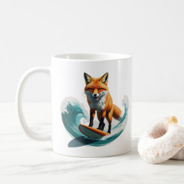 Kraftig foxkonst | Detaljerat koncept Kaffemugg