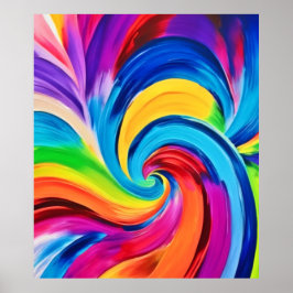 Kraftig kromatisk doance poster