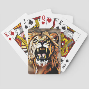 Kraftig Lejon - Beasternas Kung Casinokort