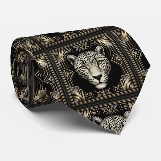 Kraftig Leopard slips | Manlig Herrmode (Rullad)